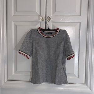 bershka grey top !!